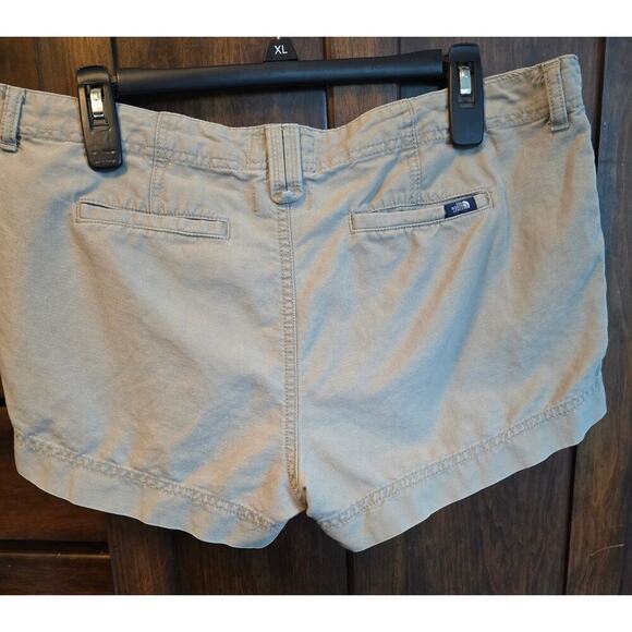 The North Face Linen Blend khaki shorts size 12 - Picture 5 of 9
